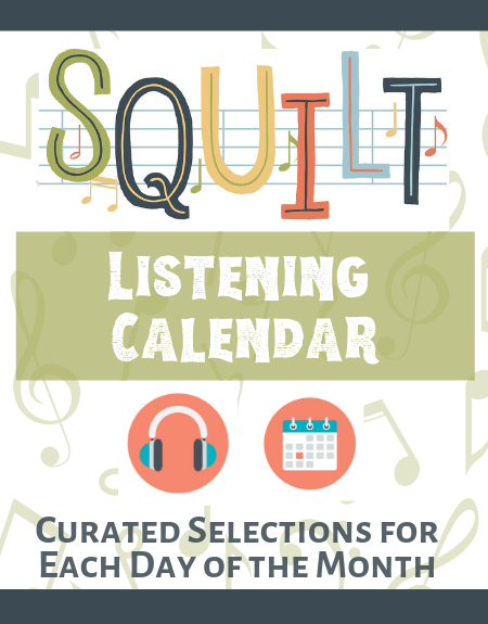 Monthly listening calendar