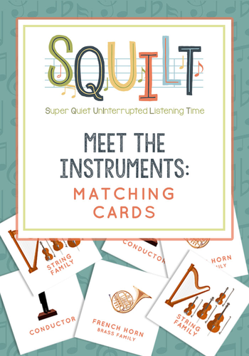 Meet the Instruments Matching Cards