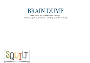 brain dump