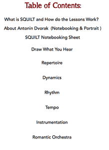 Squilt Music Appreciation Composers SQUILT Spotlight - Dvorak