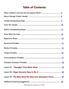 Squilt Music Appreciation Composers SQUILT Spotlight - Handel